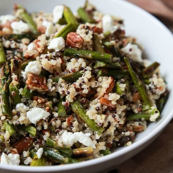 Creamy Goat Cheese and Quinoa Salad