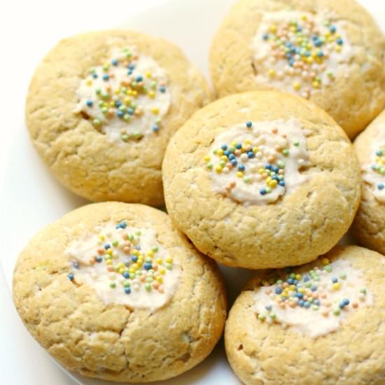 Funfetti Thumbprint Cookies