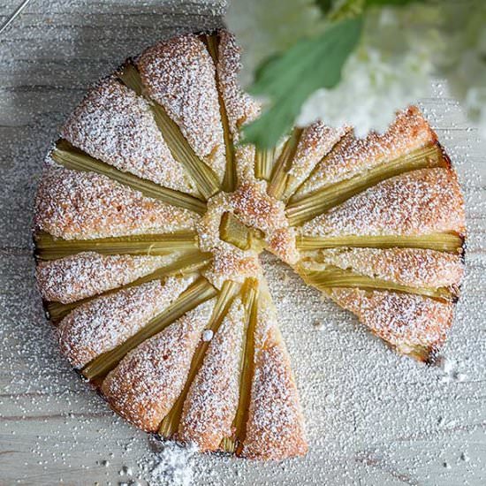 Rhubarb Cake