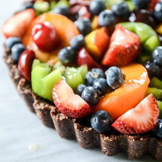 No-Bake Summer Fruit Tart
