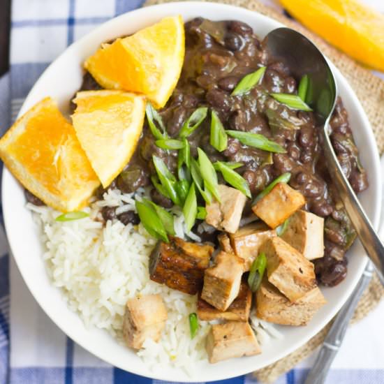 Vegan Brazilian Black Bean Bowls