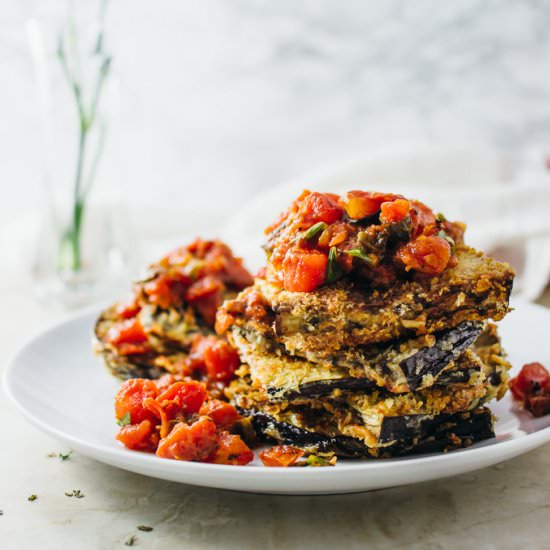 Crispy Eggplant Parmesan