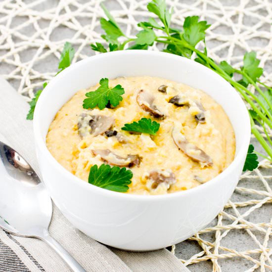 Creamy Mushroom Polenta