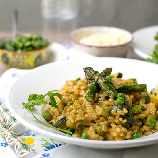 Spring Vegetable Risotto