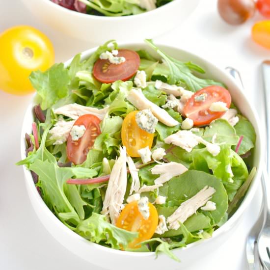 Tomato Chicken Gorgonzola Salad