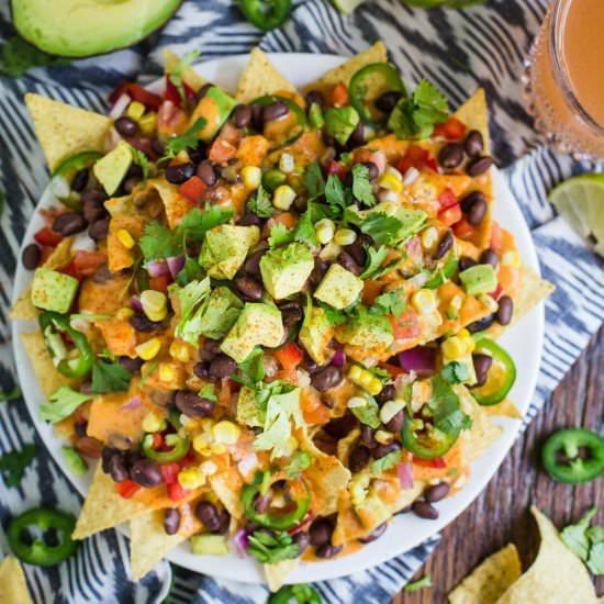 Loaded Vegan Nachos