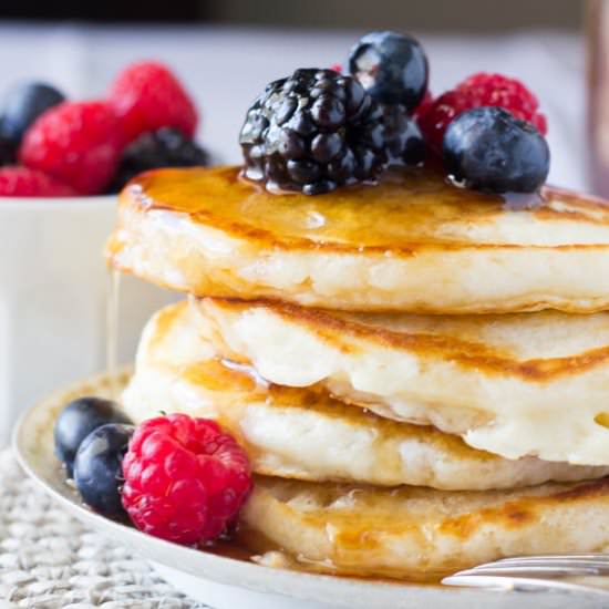 Fluffy Buttermilk Pancakes