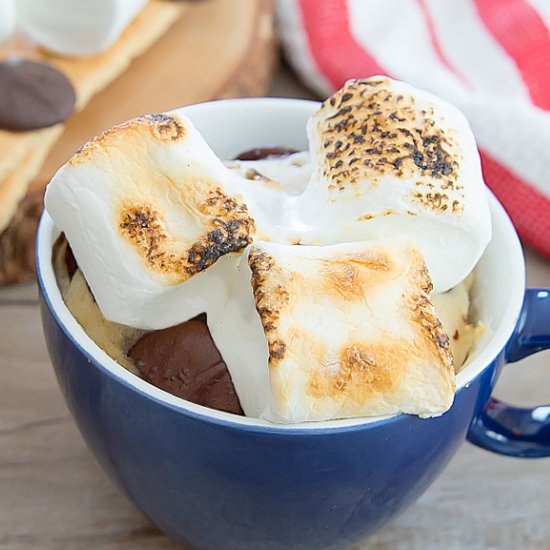 S’mores Mug Cake