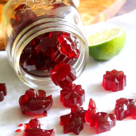 Tart Cherry Lime Gummy “Candies”
