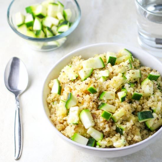 Quinoa Zucchini Salad
