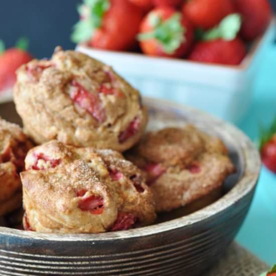 Vegan Whole Wheat Strawberry Muffin