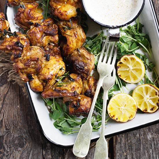 Portuguese Chicken Skewers