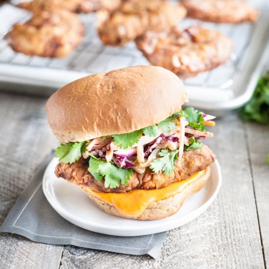 Korean Fried Chicken Sandwich