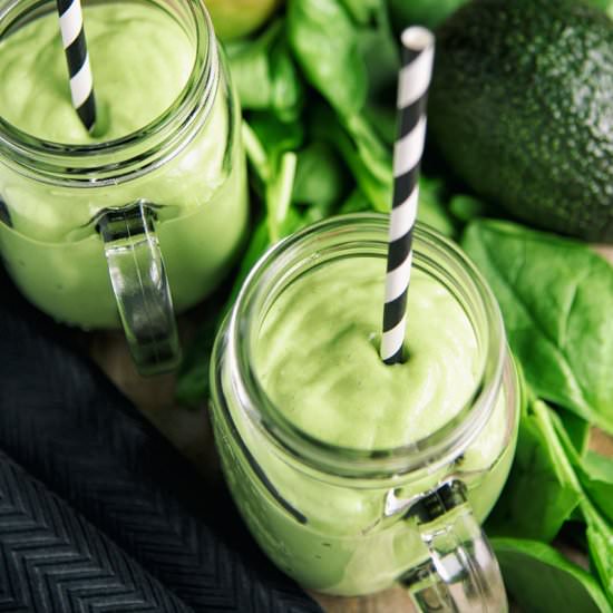 Mango, Avocado, & Spinach Smoothie