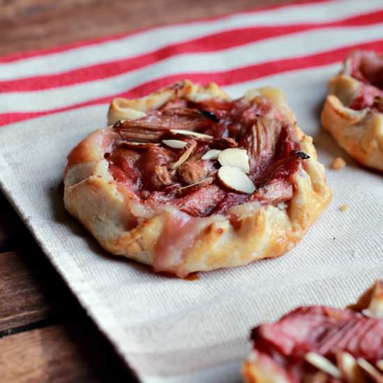 Rhubarb Frangipane Tarts