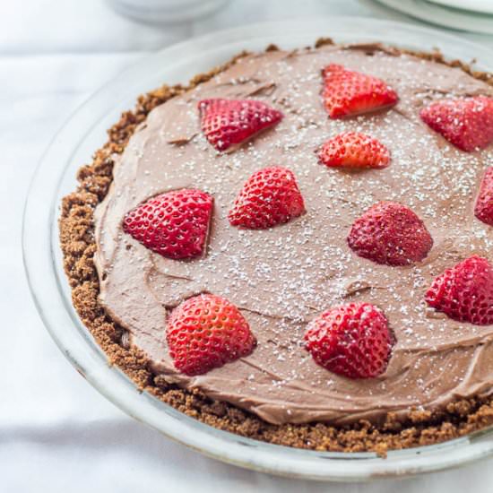 Dark Chocolate Cream Pie