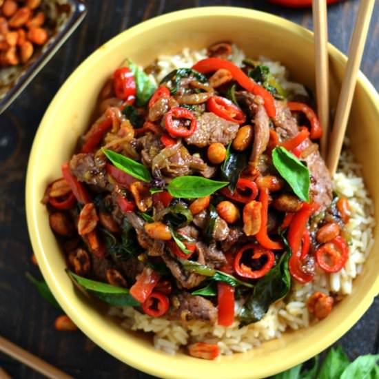 30 Minute Thai Beef Stir Fry