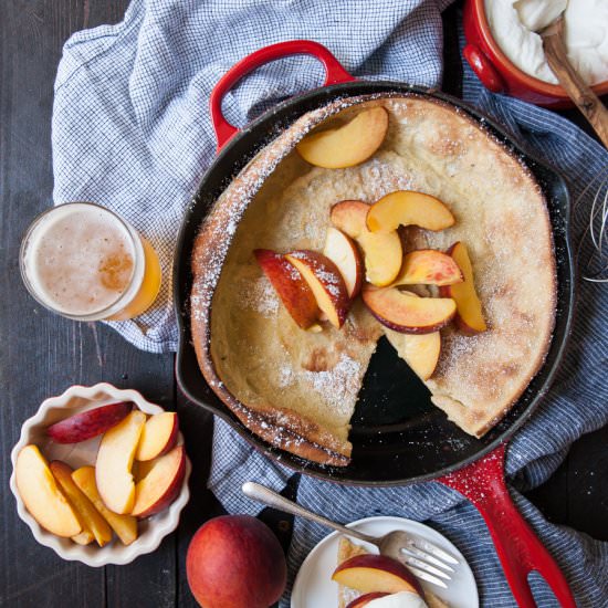Beer Dutch Babies Oven Pancakes