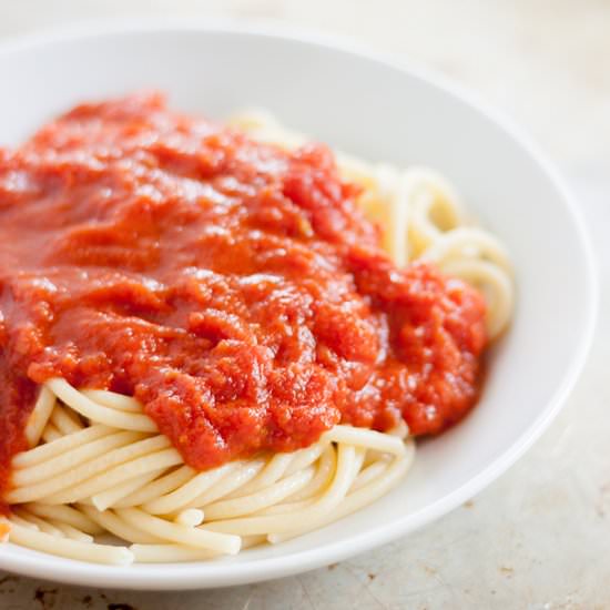 3 Ingredient Tomato Sauce