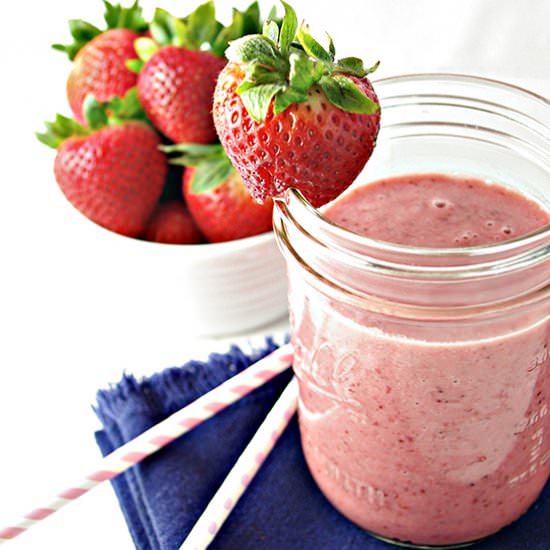 Strawberries and Cream Smoothie