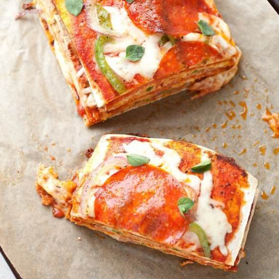 Pepperoni Pizza Stack