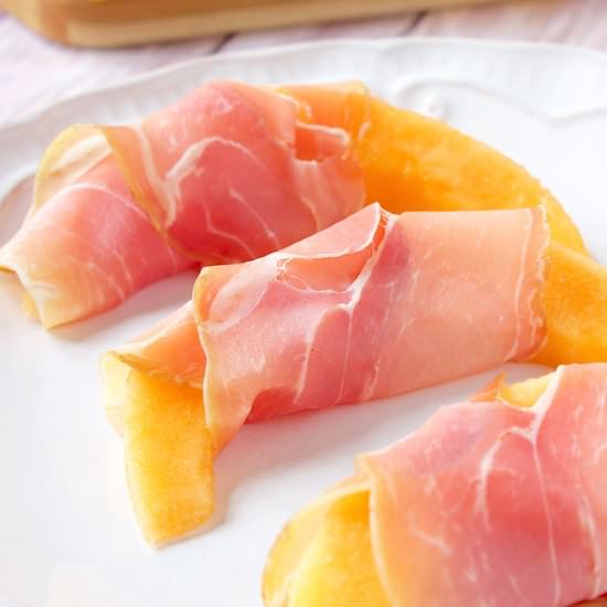 Prosciutto Wrapped Melon