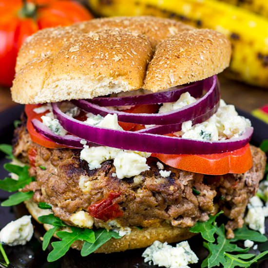 Sundried Tomato + Gorgonzola Burger