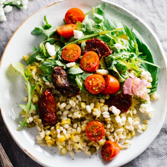 Sun-Dried Tomato & Lentil Salad