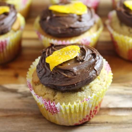 Orange Hazelnut Cupcakes {GF}