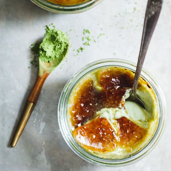 Matcha Breakfast Brûlée
