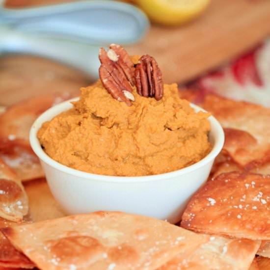 Spicy Pecan Pumpkin Hummus