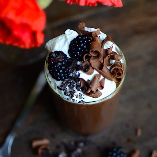 Single Serve Chocolate Pudding