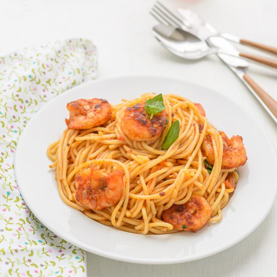 Spaghetti ai Gamberi