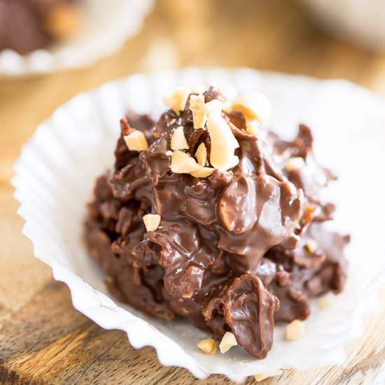 Chocolate Corn Flake Clusters