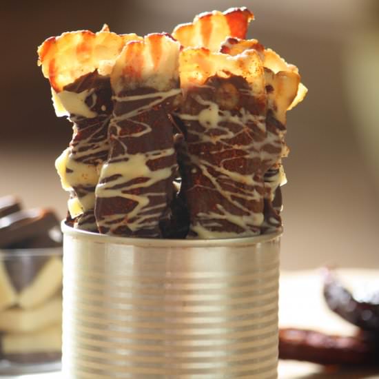 Spicy Chocolate Covered Bacon