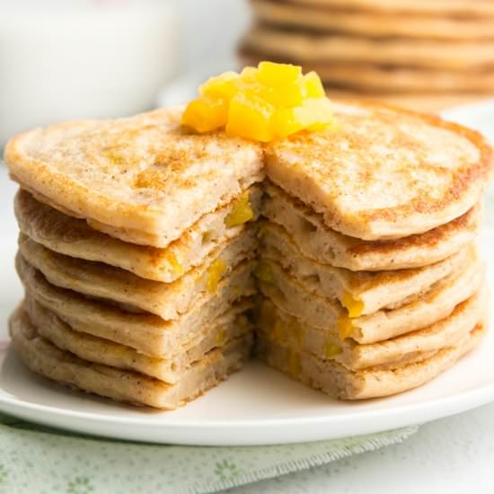 Peach Pie Pancakes