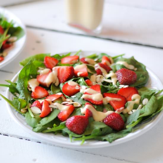 Strawberry Spinach Salad