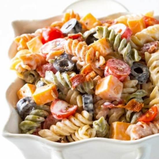 Bacon Ranch Pasta Salad