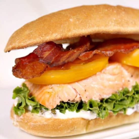Salmon BLT Sandwiches