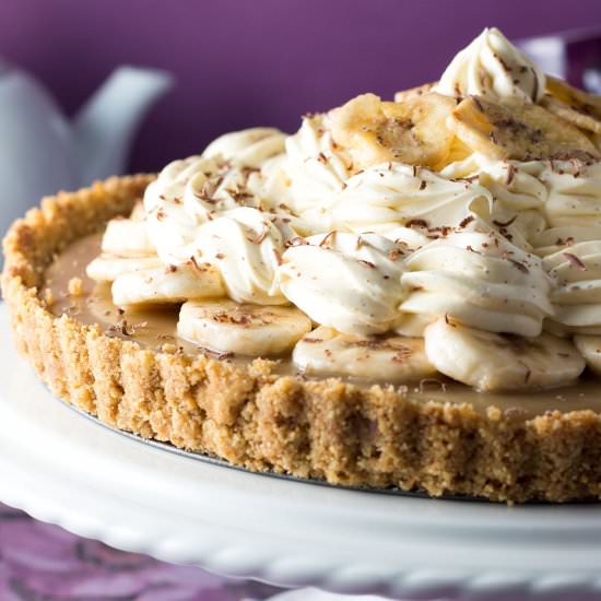 No Bake Banoffee Pie