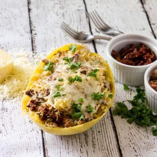 Twice Baked Spaghetti Squash