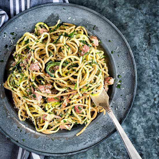 Skinny Pasta Carbonara