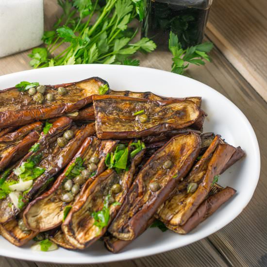 Grilled Eggplant Salad