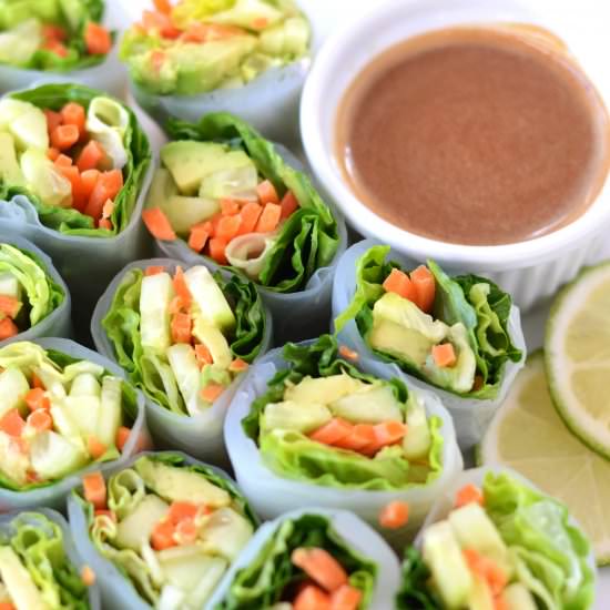 Light and Fresh Spring Rolls