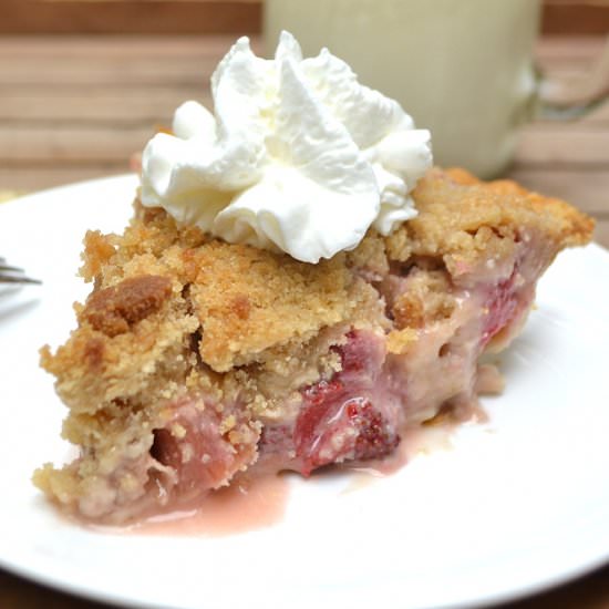 French Strawberry Rhubarb Pie