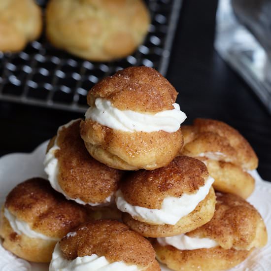 Churro Cream Puffs