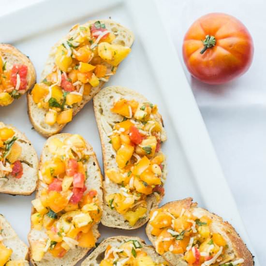 Heirloom Tomato Bruschetta