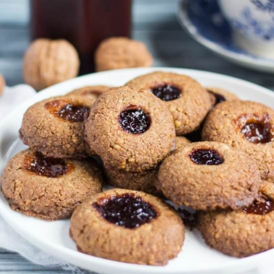 Gluten Free Thumbprint Cookies