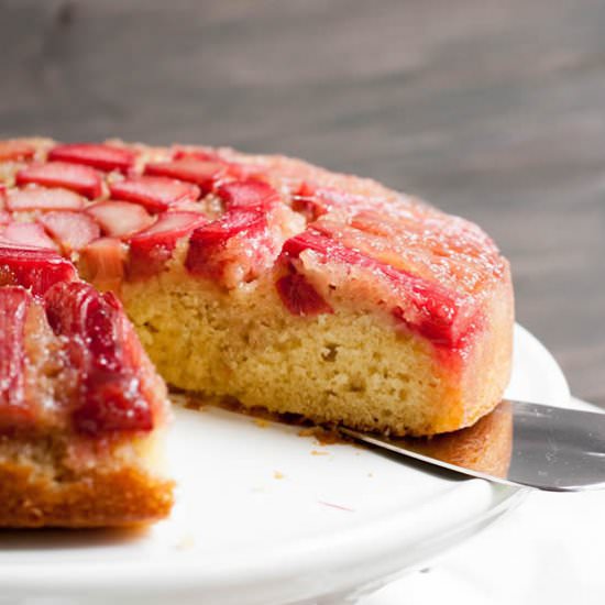 Rhubarb Upside Down Cake