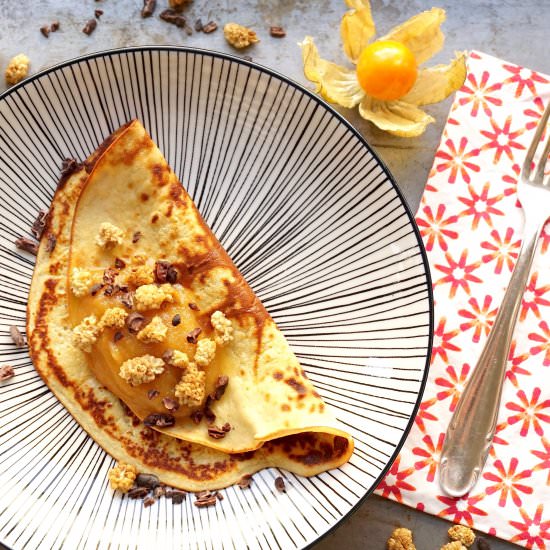 Banana and Applesauce Pancakes